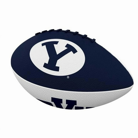 Logo Brands 116-93JR-2 BYU Pinwheel Junior Size Rubber Football