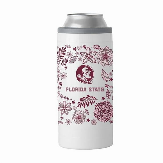 Logo Brands 136-S12C-52 FL State 12 oz Botanical Slim Can Coolie