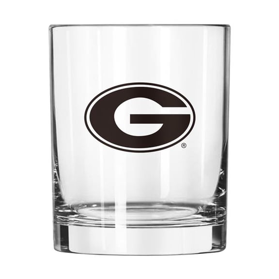 Logo Brands 142-G14R-1 14 oz Georgia Gameday Rocks Glass
