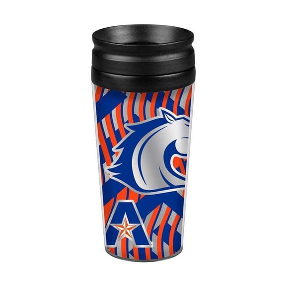Logo Brands 490-P14T-12 14 oz Texas Arlington Flex Plastic Travel Wrap Tumbler