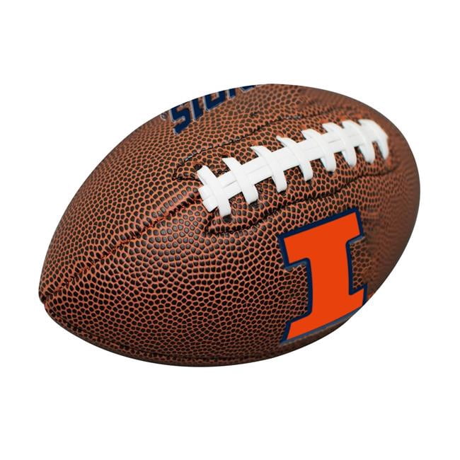 Logo Brands 151-93MC-1 Illinois Mini Size Composite Football