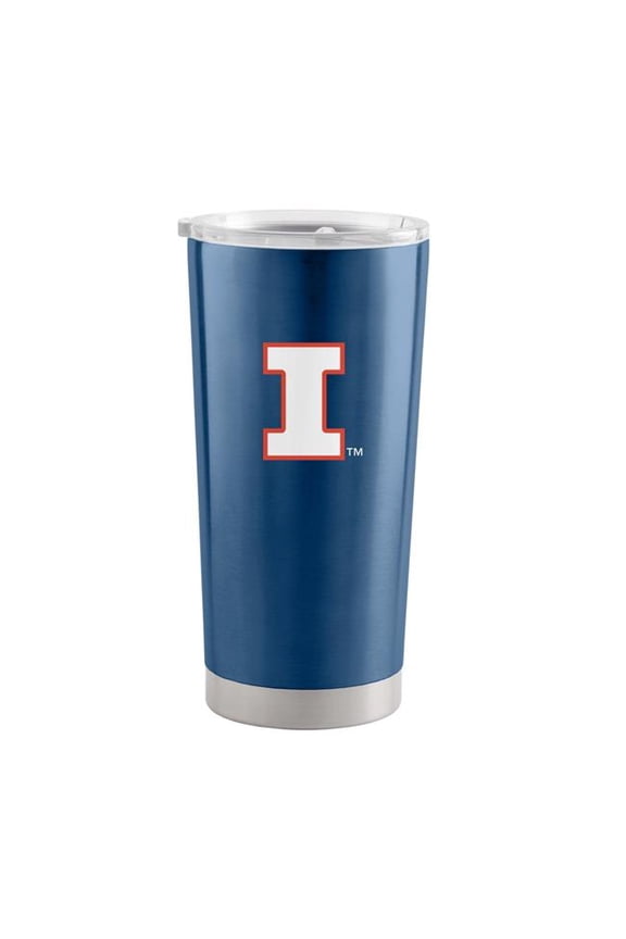 151-S20T-1 Illinois 20 oz Gameday Stainless Steel Tumbler