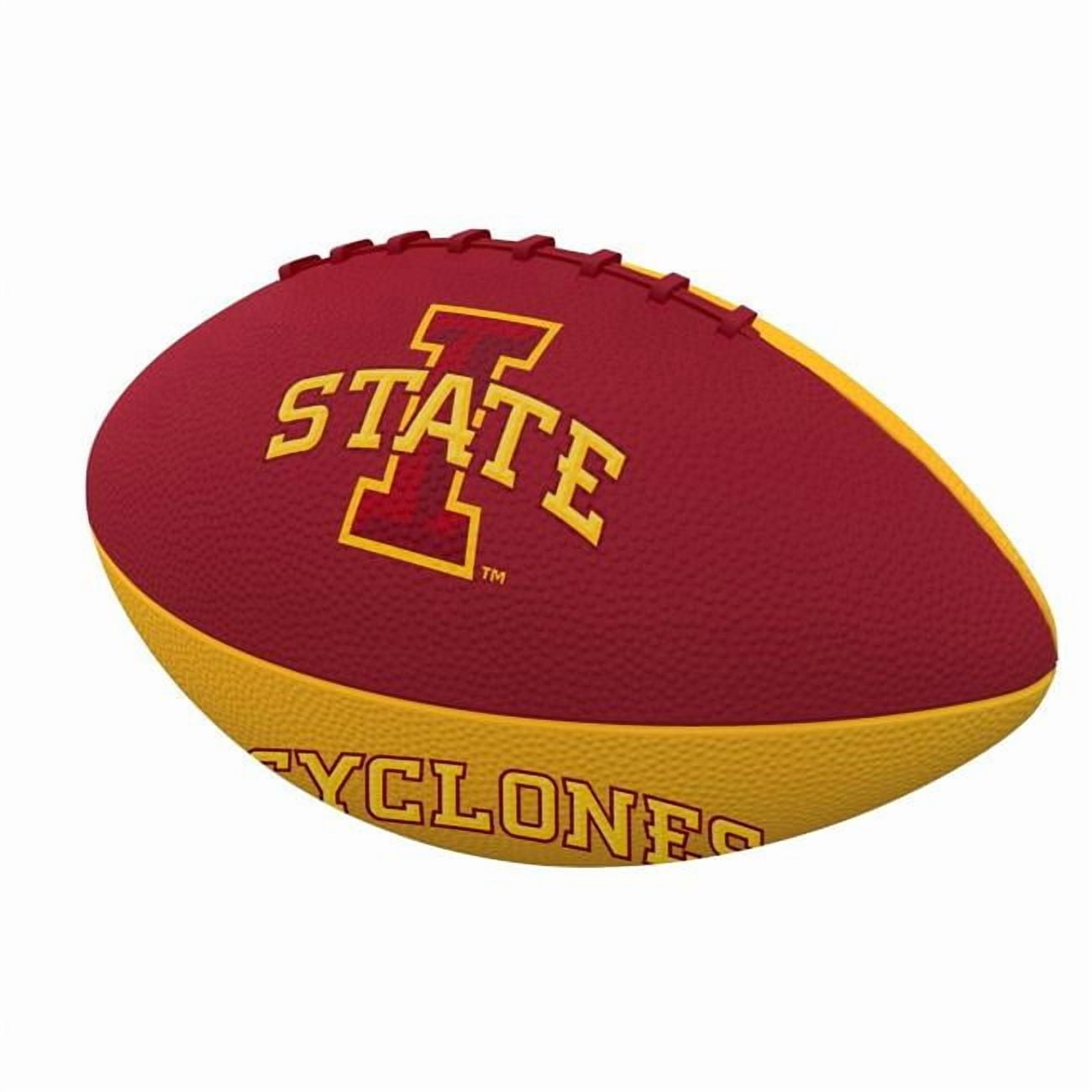 Logo Brands 156-93JR-2 Iowa State Pinwheel Junior Size Rubber Football
