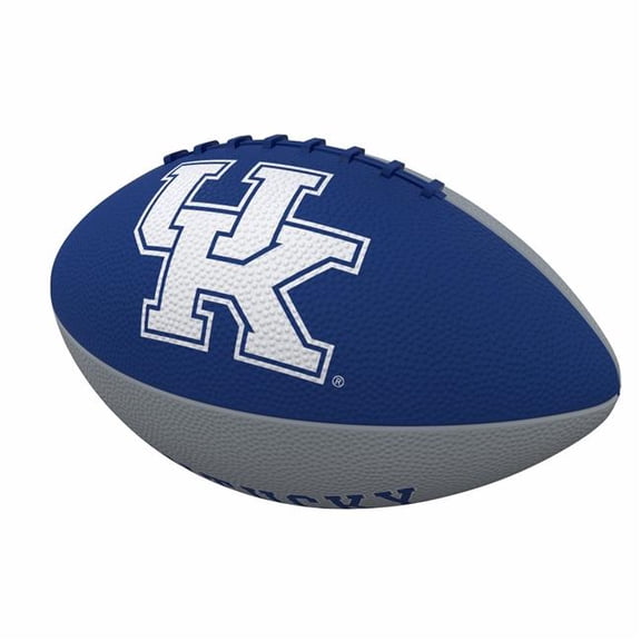 Logo Brands 159-93JR-2 Kentucky Pinwheel Logo Junior Size Rubber Football
