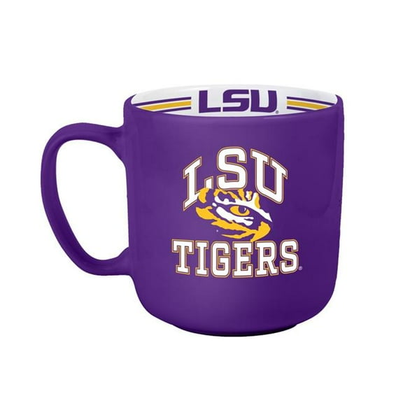 Logo Brands 162-C15SM LSU 15 oz Stripe Mug
