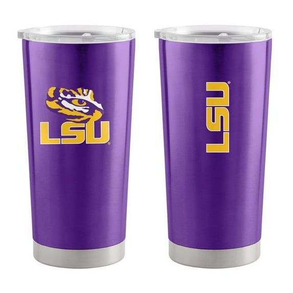 Logo Brands 162-S20T-1 LSU 20 oz Gameday Stainless Tumbler