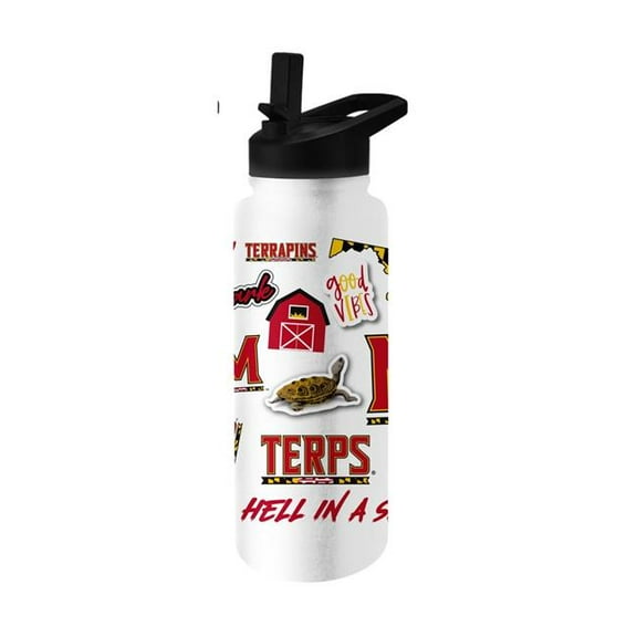 Logo Brands 167-S34QB-63 Maryland 34 oz Native Quencher Bottle