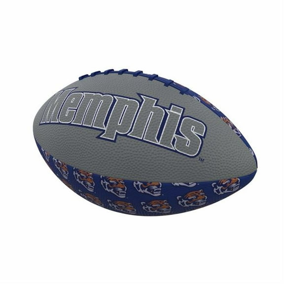Logo Brands 168-93MR-3 Memphis Repeating Mini-Size Rubber Football