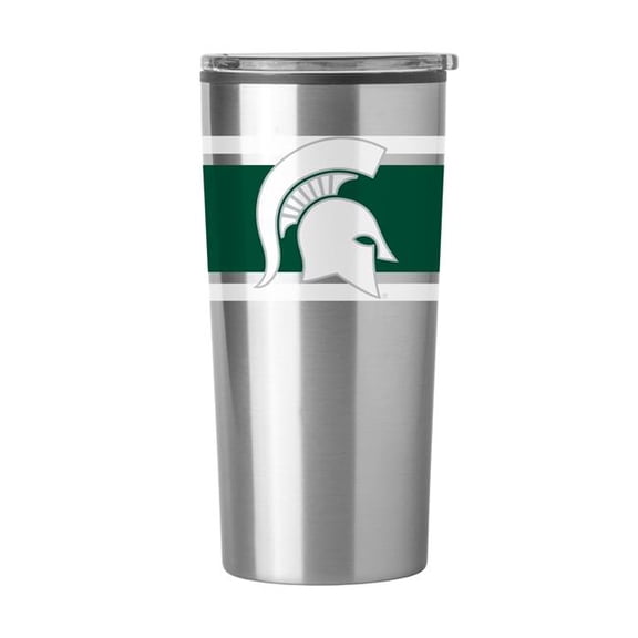 Logo Brands 172-SP20T-16 MI State Stripe 20 oz Fusion Tumbler