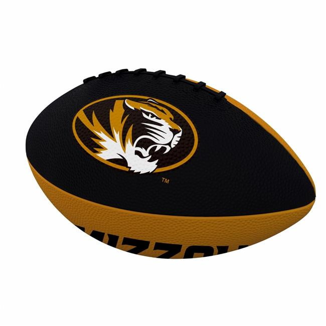 Logo Brands 178-93JR-2 Missouri Pinwheel Junior Size Rubber Football