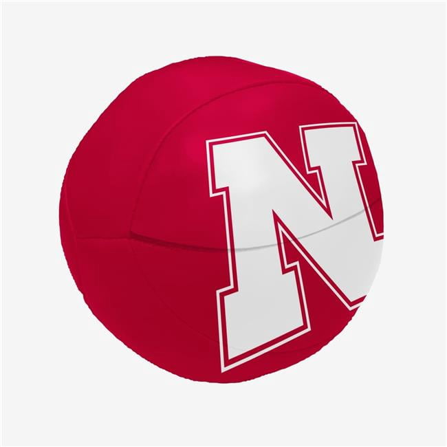 Logo Brands 182-91MCS-C1 Nebraska Cornhuskers Two Logo Micro Soft Basketball