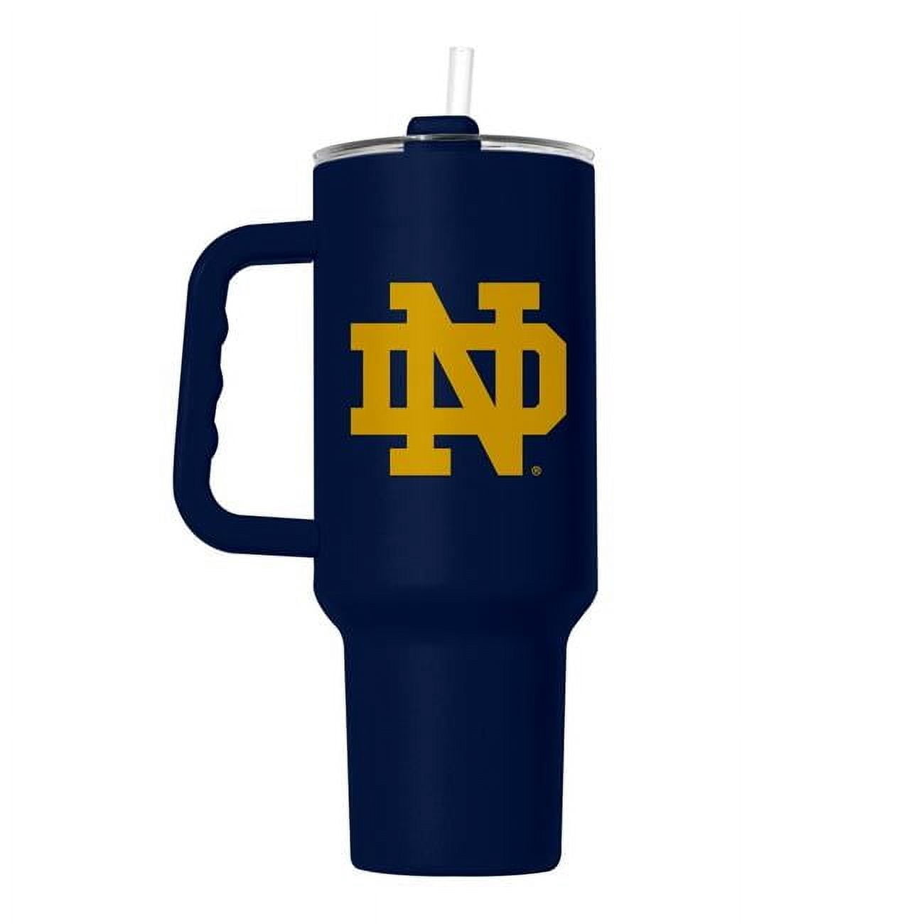 Logo Brands 190-S40PTC-34 Notre Dame 40 oz Flipside Powder Coat Tumbler ...
