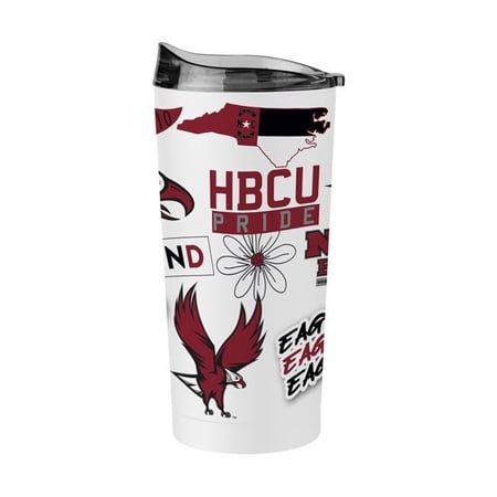 Logo Brands 298-S20PT-63 20 oz North Carolina Central Native Powder Coat Tumbler