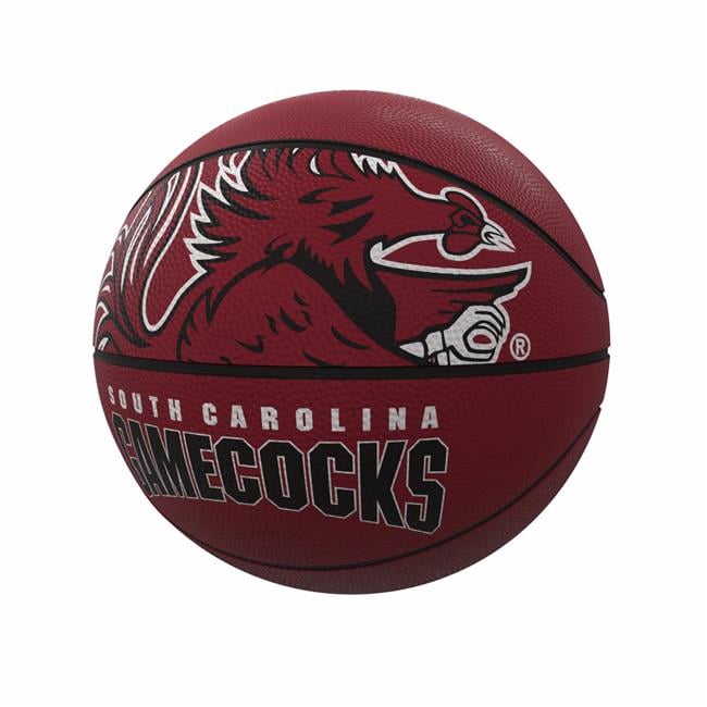 Logo Brands 208-91FR-1 NCAA University of South Carolina Gamecocks Mascot Official-Size Rubber Basketball