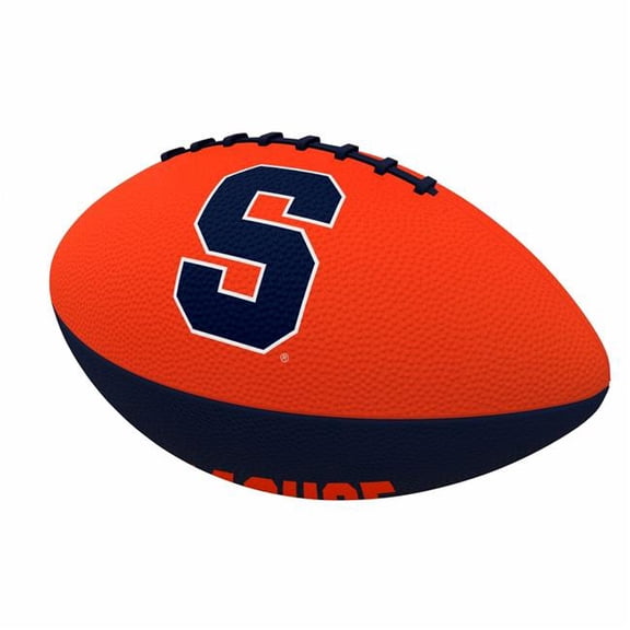 Logo Brands 214-93JR-2 Syracuse Pinwheel Rubber Football - Junior Size