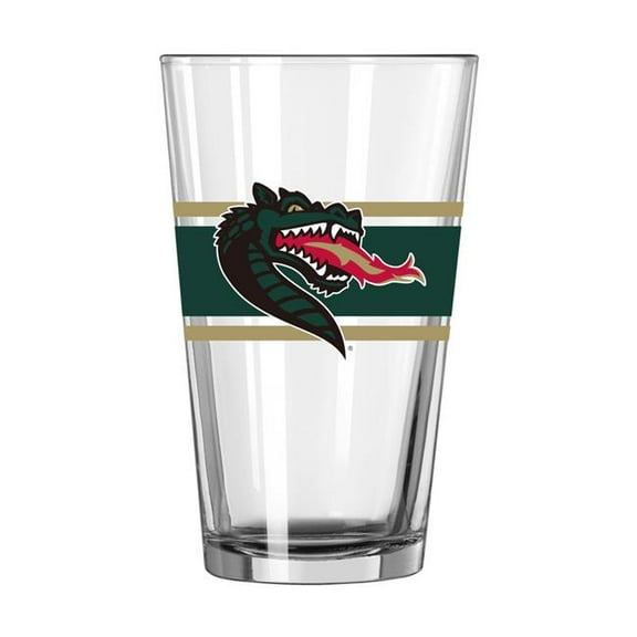 Logo Brands 225-G16P-16 Alabama - Birmingham 16 oz Stripe Pint Glass