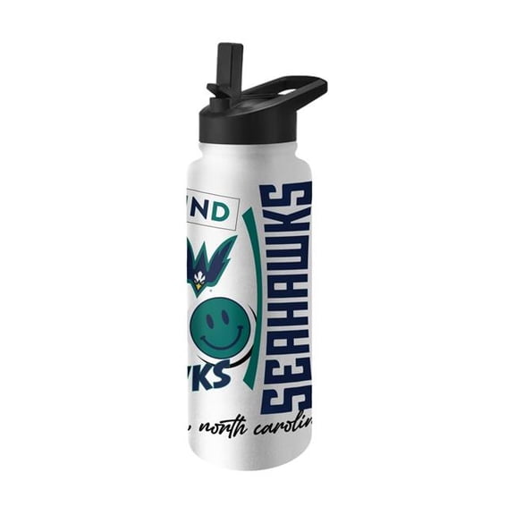 Logo Brands 227-S34QB-63 North Carolina Wilmington Seahawks 34 oz Native Quencher Bottle