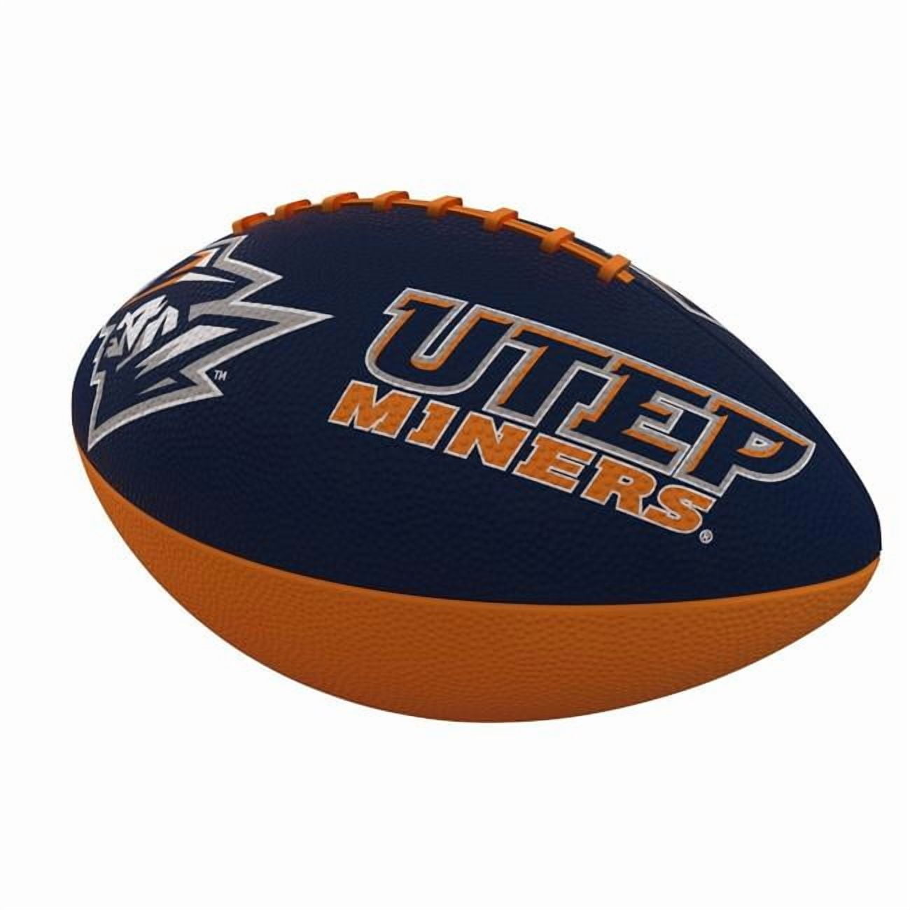 Logo Brands 231-93JR-1 UTEP Combo Logo Junior-Size Rubber Football