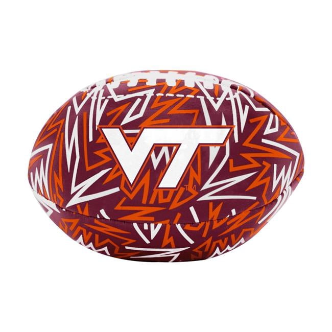 Logo Brands 235-93MCS-R1 Virginia Tech Graffiti Micro Soft Football