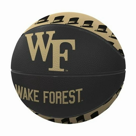 Logo Brands 236-91MR-1 Wake Forrest Repeating Logo Mini-Size Rubber Basketball