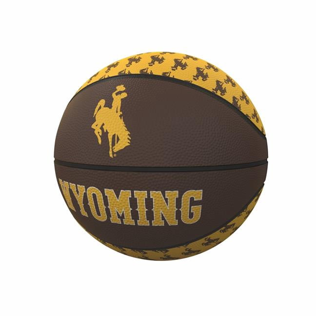 Logo Brands 245-91MR-1 Wyoming Mini Size Rubber Basketball
