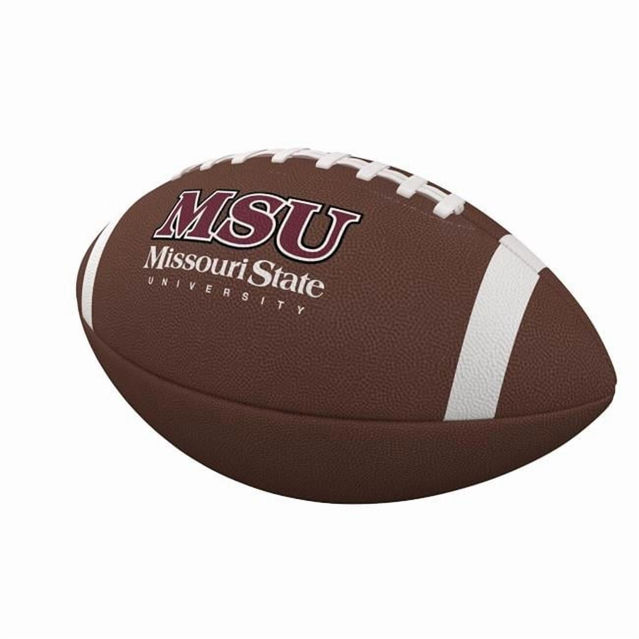 Logo Brands 271-93FC-1 MO State Team Stripe Official-Size Composite Football