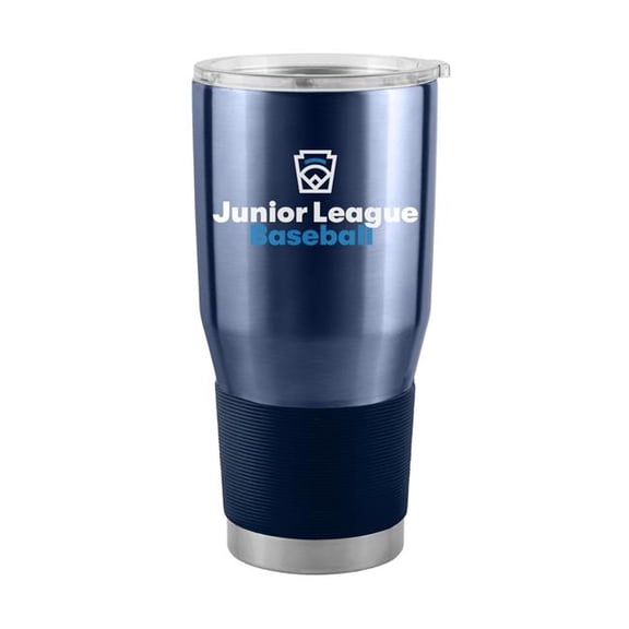 Logo Brands C1931J-S30T-NVY 30 oz Junior League Baseball World Series Navy Stainless Steel Tumbler