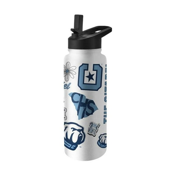 Logo Brands 122-S34QB-63 34 oz Citadel Native Quencher Bottle