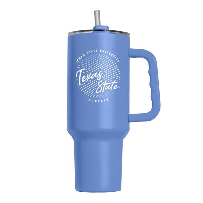 Logo Brands 221-S40PT-ARC-35 40 oz Texas State Retro Script Powder Coat ...
