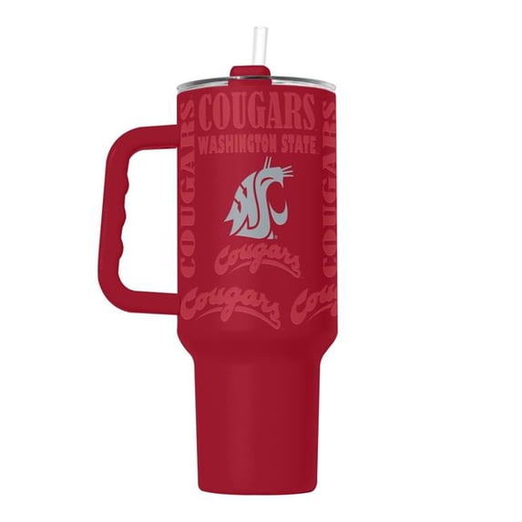 Logo Brands 238-S40PT-73 40 oz Washington State Replay Powder Coat Tumbler