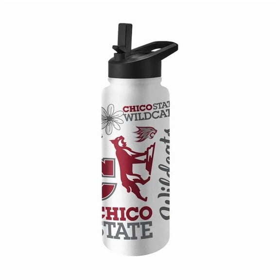 Logo Brands 445-S34QB-63 Cal State Chico 34 oz Native Quencher Bottle