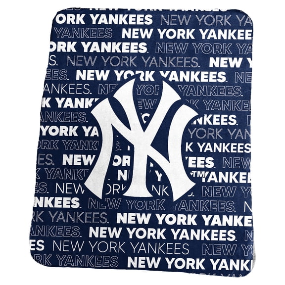 Logo Brands New York Yankees 50" x 60" Classic Fleece Throw Blanket