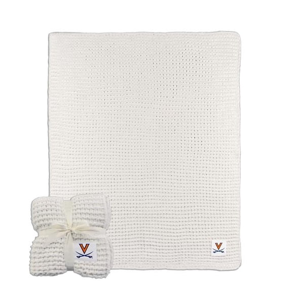 Logo Brands 234-282-IVY 50 x 60 in. Virginia Cable Knit Throw