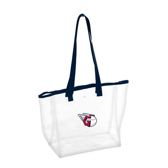 Logo Brands 509-65P Cleveland Guardians Clear Tote