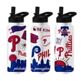 thumbnail image 1 of Logo Brands 522-S34QB-63 Philadelphia Phillies 34 oz Native Quencher Bottle, 1 of 1