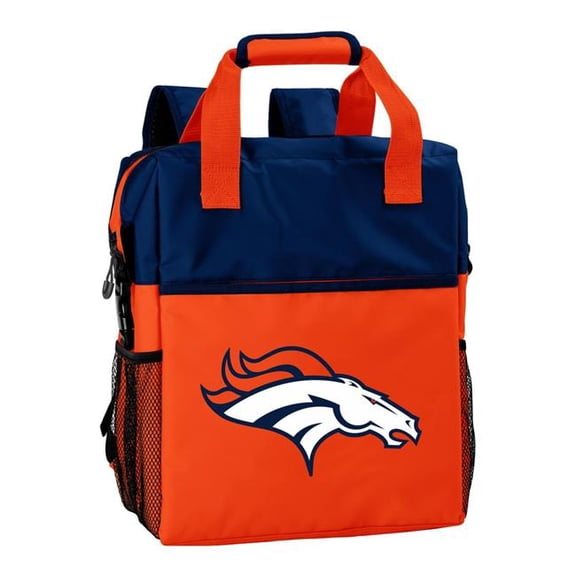 Logo Brands 610-612-24S NFL Denver Broncos Backpack Cooler
