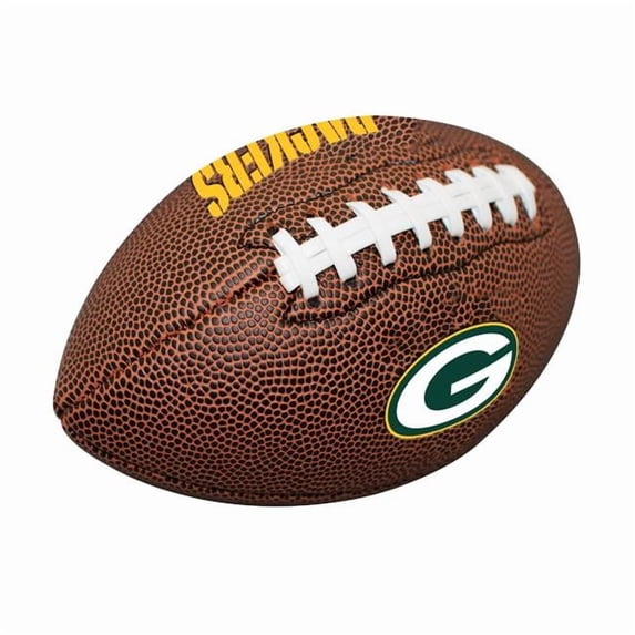 Logo Brands 612-93MC-1 Green Bay Packers Mini Size Composite Football