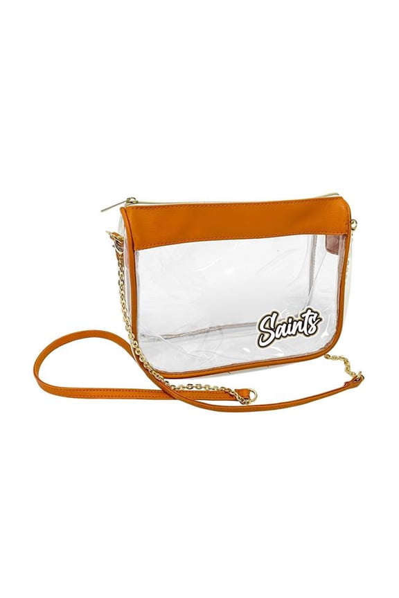 620-658-TAN Orleans Saints Hype Clear Bag