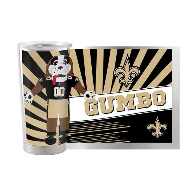 New Orleans Saints Edelstahl-Becher – 590 Ml, Isoliert, Mit Schiebedeckel