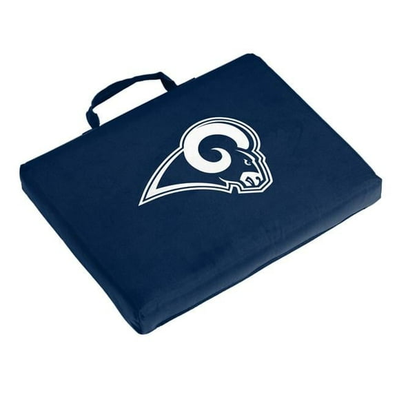 Logo Brands 629-71B-1 Los Angeles Rams Navy & White Bleacher Cushion