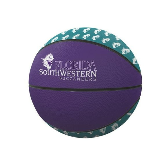 Logo Brands 675-91MR-1 Florida Southwestern State Mini Size Rubber Basketball