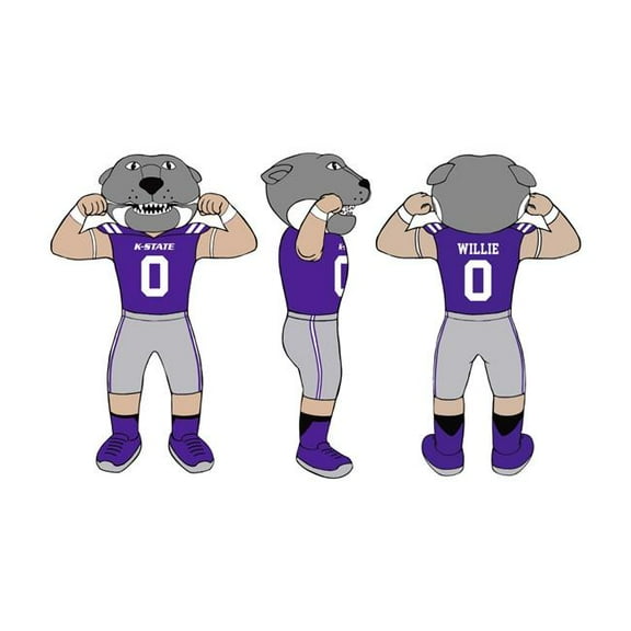 Logo Brands 158-100-M 7 ft. Kansas State Mascot Yard Inflatable