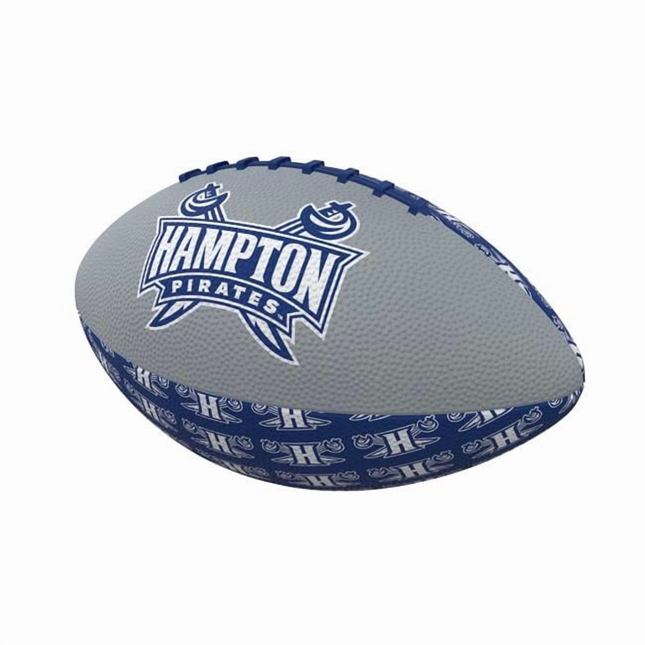 Logo Brands 889-93MR Hampton University Mini Size Rubber Footballl
