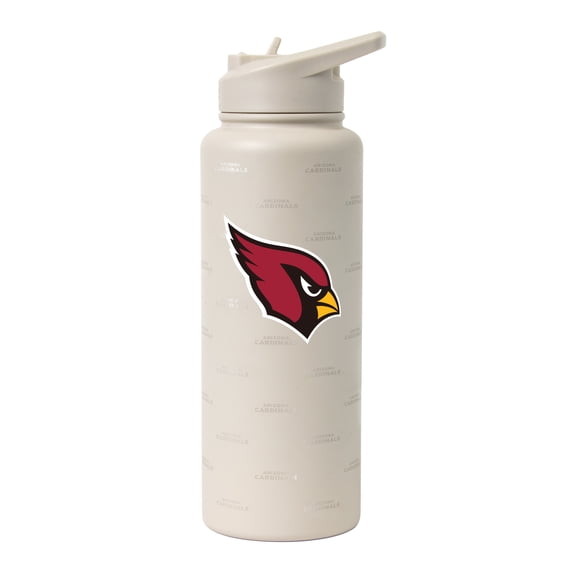 Logo Brands Arizona Cardinals 34oz. Sand Ghost Quencher Bottle