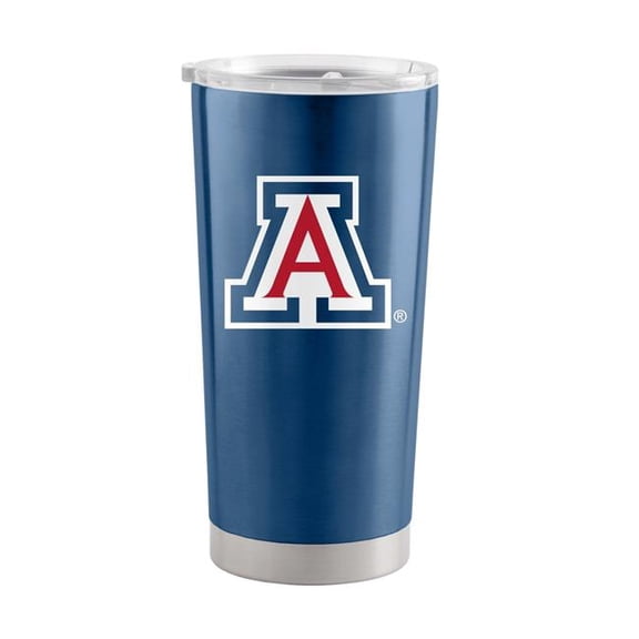 Logo Brands 106-S20T-1A Arizona Navy 20 oz Gameday Stainless Tumbler