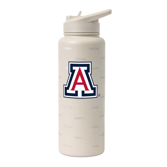 Logo Brands Arizona Wildcats 34oz. Sand Ghost Quencher Bottle