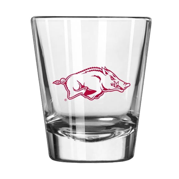 Logo Brands  Arkansas 2 oz Gameday Shot Glass
