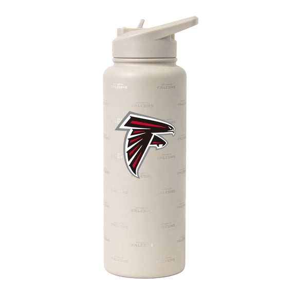 Logo Brands Atlanta Falcons 34oz. Sand Ghost Quencher Bottle