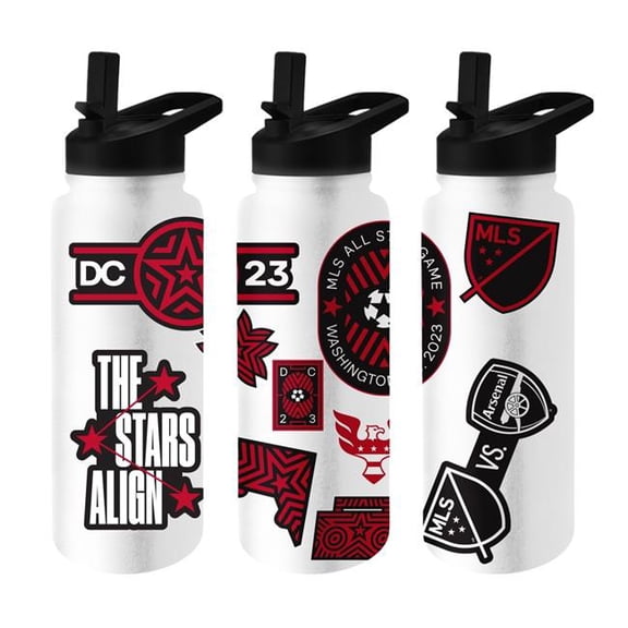 Logo Brands C4617-S34QB-23N 2023 MLS All Star Game 34 oz Native Quencher Bottle