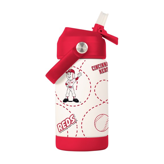 Logo Brands Cincinnati Reds 12oz. Mascot Bottle